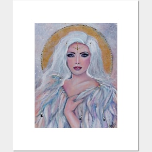 Wrapped angel by Renee Lavoie Posters and Art